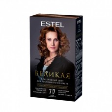 Стойкая крем-краска для седых волос ESTEL ВЕЛИКАЯ 7/7 русый коричневый